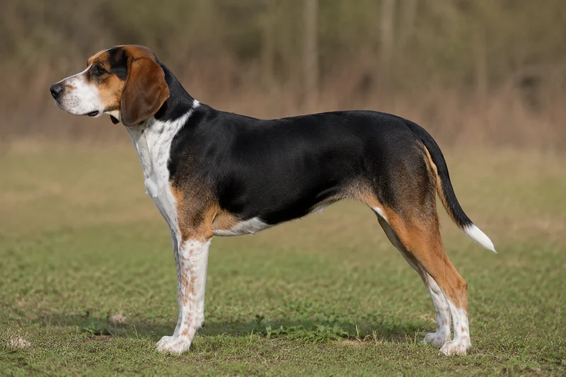 Beagle Harrier — tricolor (black coat