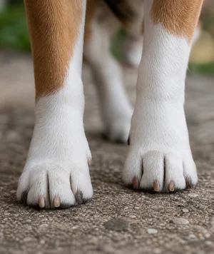 Beagle — paws