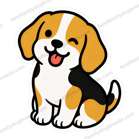 Beagle sticker 3