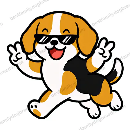 Beagle cool dog meme sticker preview