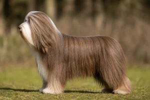 Bearded Collie — Brown coat