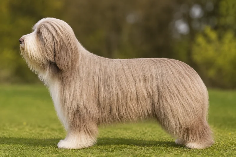 Bearded Collie — Fawn coat