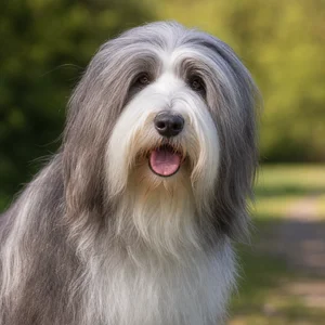 Bearded Collie — happy