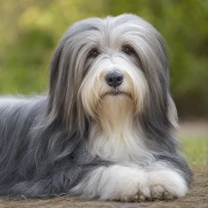 Bearded Collie — relaxed