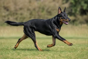 Beauceron — running