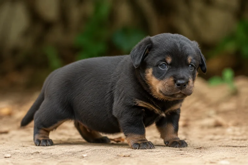 Beauceron — young puppy (~1 mo)