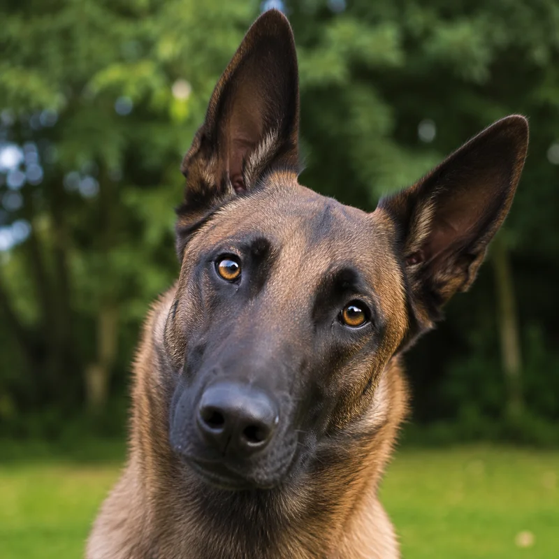 Belgian Malinois — alert