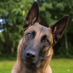 Belgian Malinois — alert