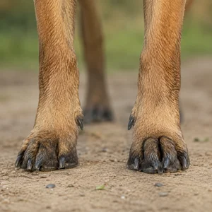Belgian Malinois — paws