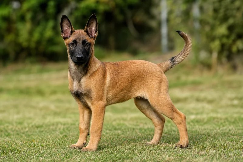 Belgian Malinois — puppy (~4 mo)