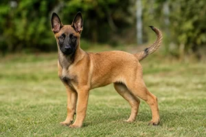 Belgian Malinois — puppy (~4 mo)