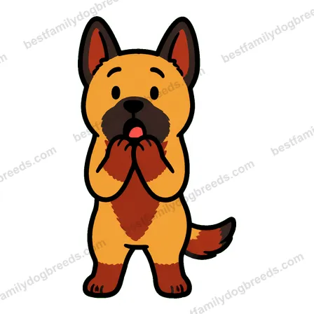 Belgian Malinois surprised dog meme sticker