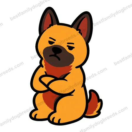 Belgian Malinois sad dog meme sticker