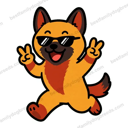 Belgian Malinois cool dog meme sticker