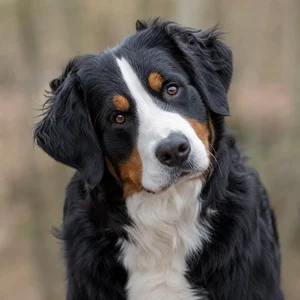 Bernese Mountain Dog — alert