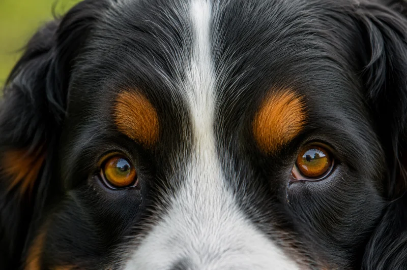 Bernese Mountain Dog — eyes