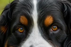 Bernese Mountain Dog — eyes