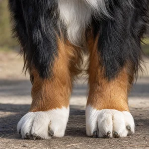 Bernese Mountain Dog — paws