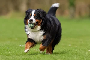 Bernese Mountain Dog — playing