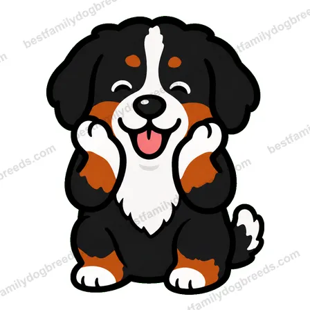 Bernese Mountain Dog dog meme sticker preview