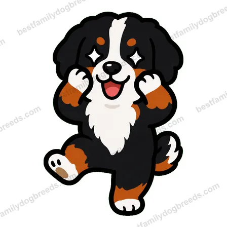 Bernese Mountain Dog dog meme sticker preview
