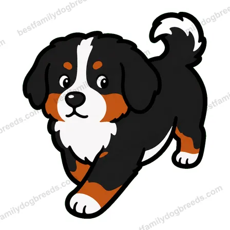 Bernese Mountain Dog dog meme sticker preview