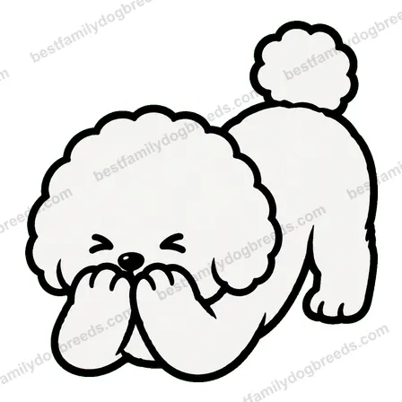 Bichon Frise cute dog meme sticker