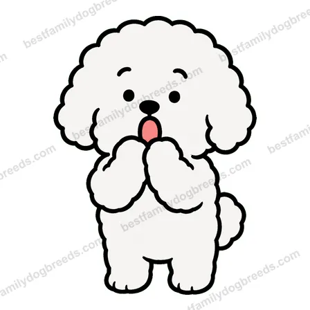 Bichon Frise surprised dog meme sticker