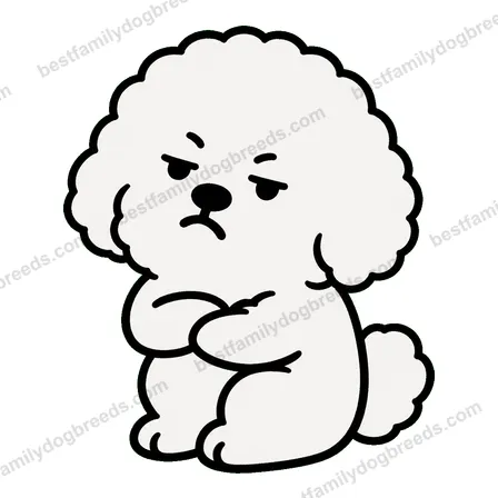 Bichon Frise sad dog meme sticker