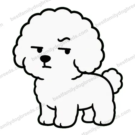 Bichon Frise suspicious dog meme sticker preview