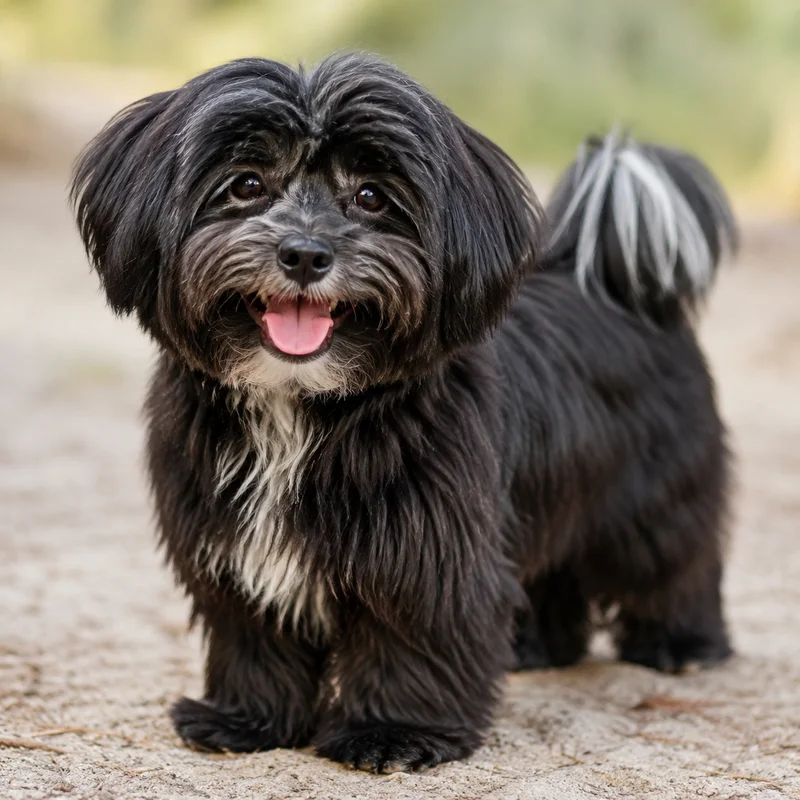 Bichon Yorkie — happy