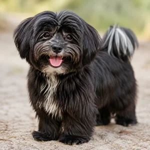 Bichon Yorkie — happy