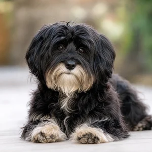 Bichon Yorkie — relaxed