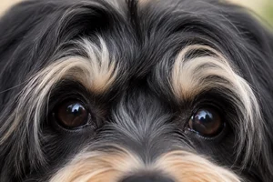 Bichon Yorkie — eyes