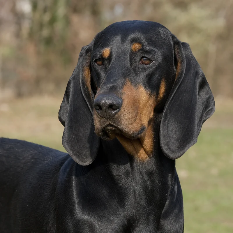 Black and Tan Coonhound — relaxed
