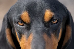 Black and Tan Coonhound — eyes
