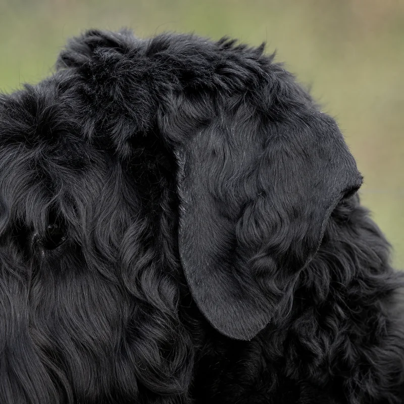 Black Russian Terrier — ears