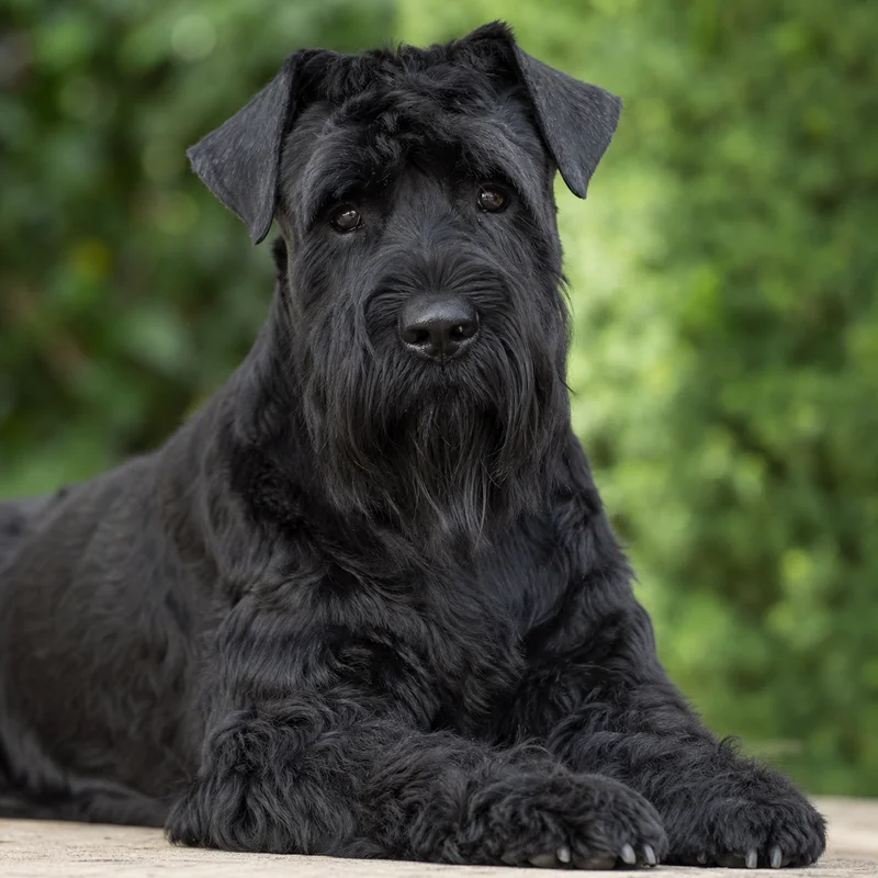 Black Russian Terrier — relaxed