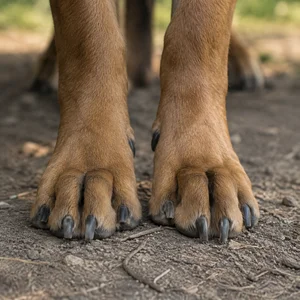 Bloodhound — paws