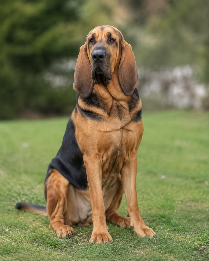 Bloodhound — sitting