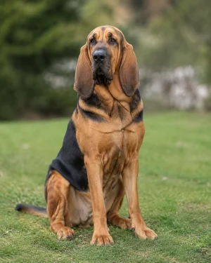 Bloodhound — sitting