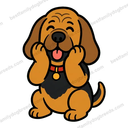 Bloodhound dog meme sticker preview