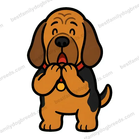 Bloodhound surprised dog meme sticker