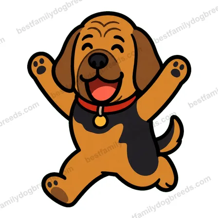Bloodhound dog meme sticker preview