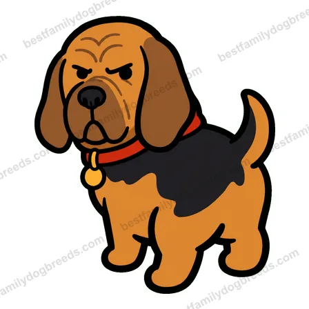 Bloodhound dog meme sticker preview