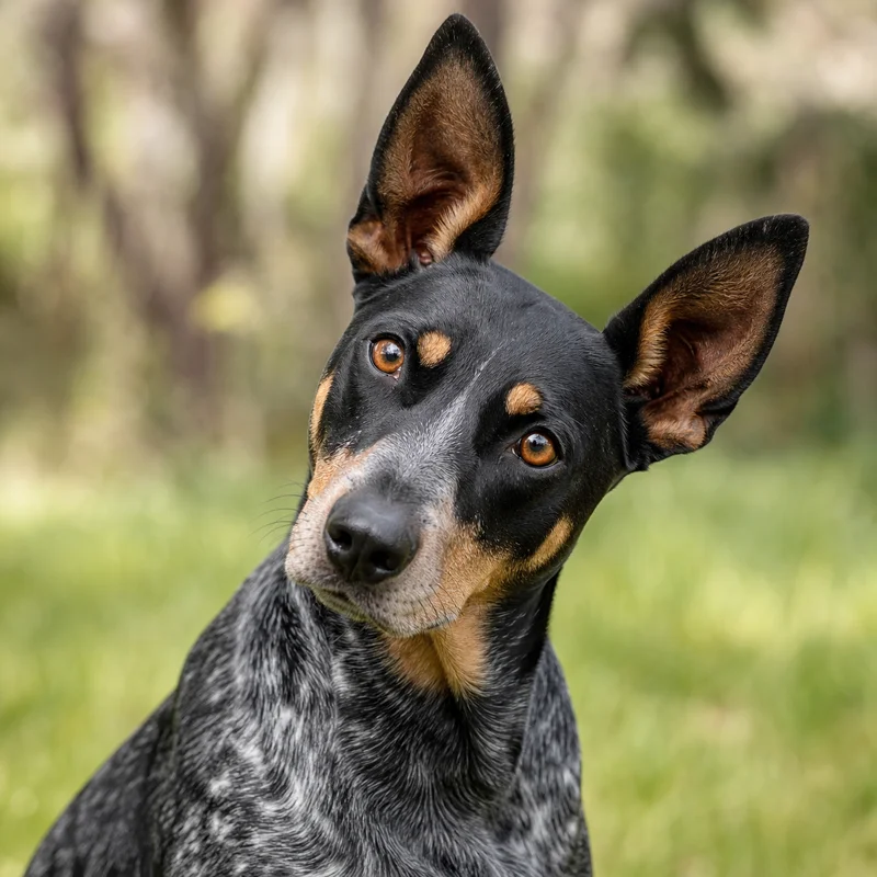 Bluetick Coonhound — alert
