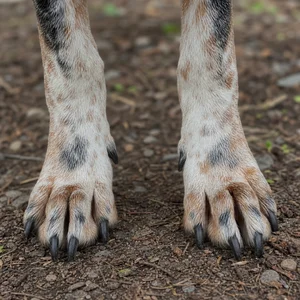 Bluetick Coonhound — paws