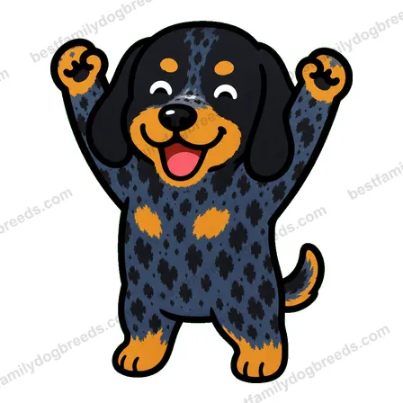 Bluetick Coonhound sticker 2