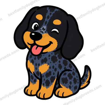 Bluetick Coonhound sticker 3
