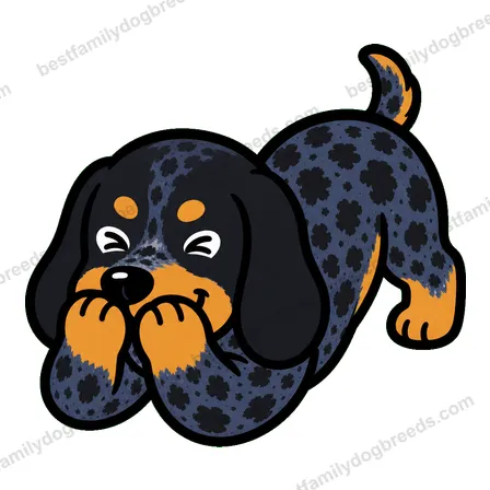 Bluetick Coonhound cute dog meme sticker